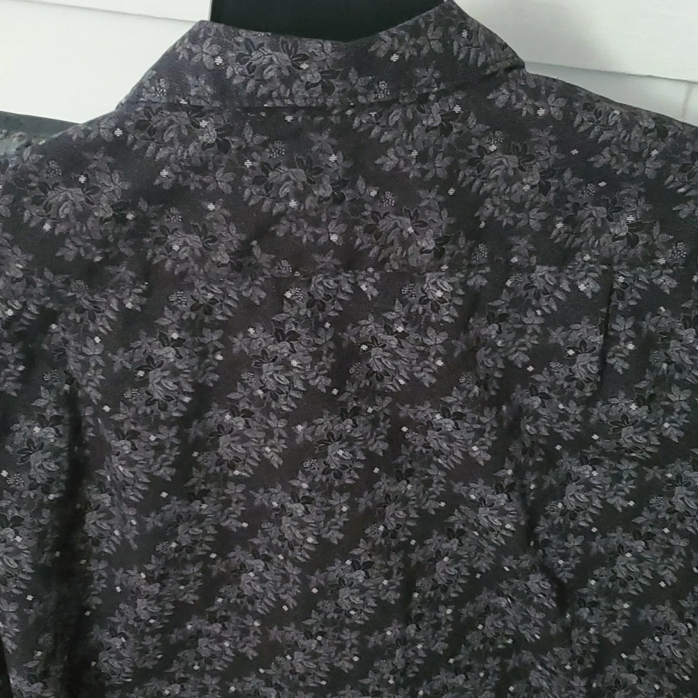 Denim & Flower floral design long sleeve shirt - Picture 7 of 8